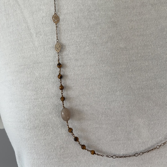 3 for $20 || Delicate bohemian 16” necklace with beads - Picture 2 of 5
